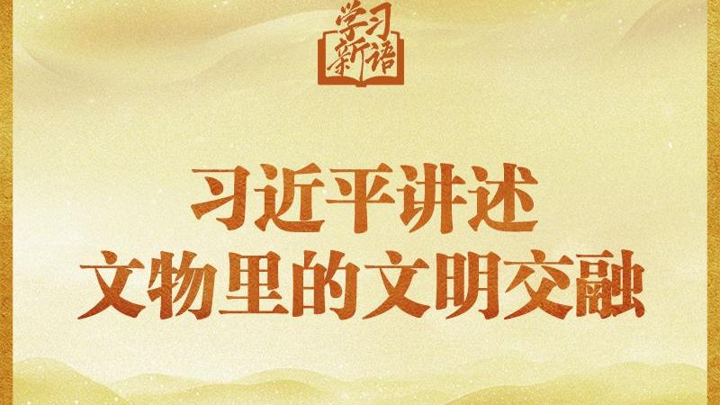 学习新语丨习近平讲述文物里的文明交融