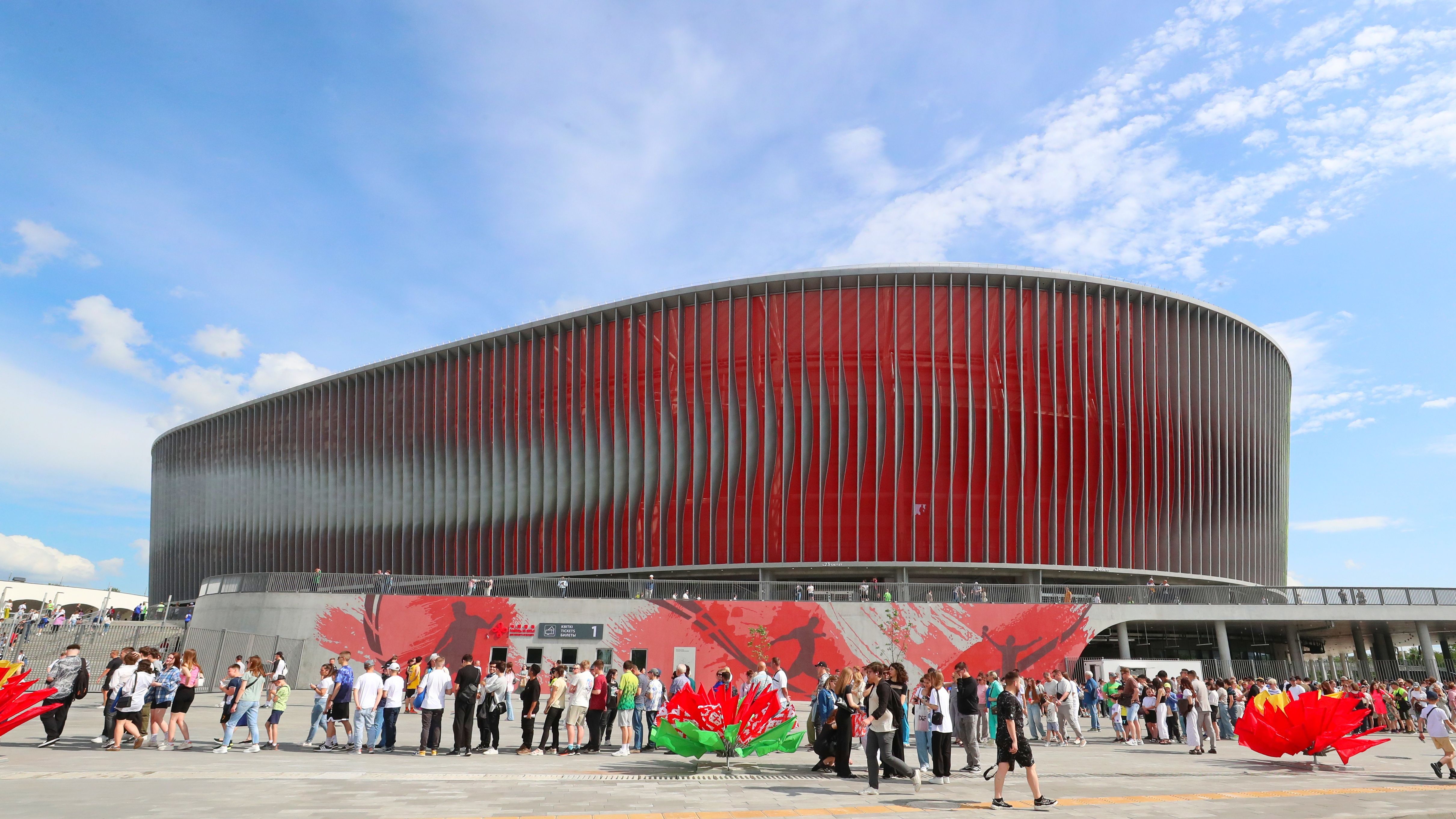 中国援白俄罗斯国家足球体育场正式启用