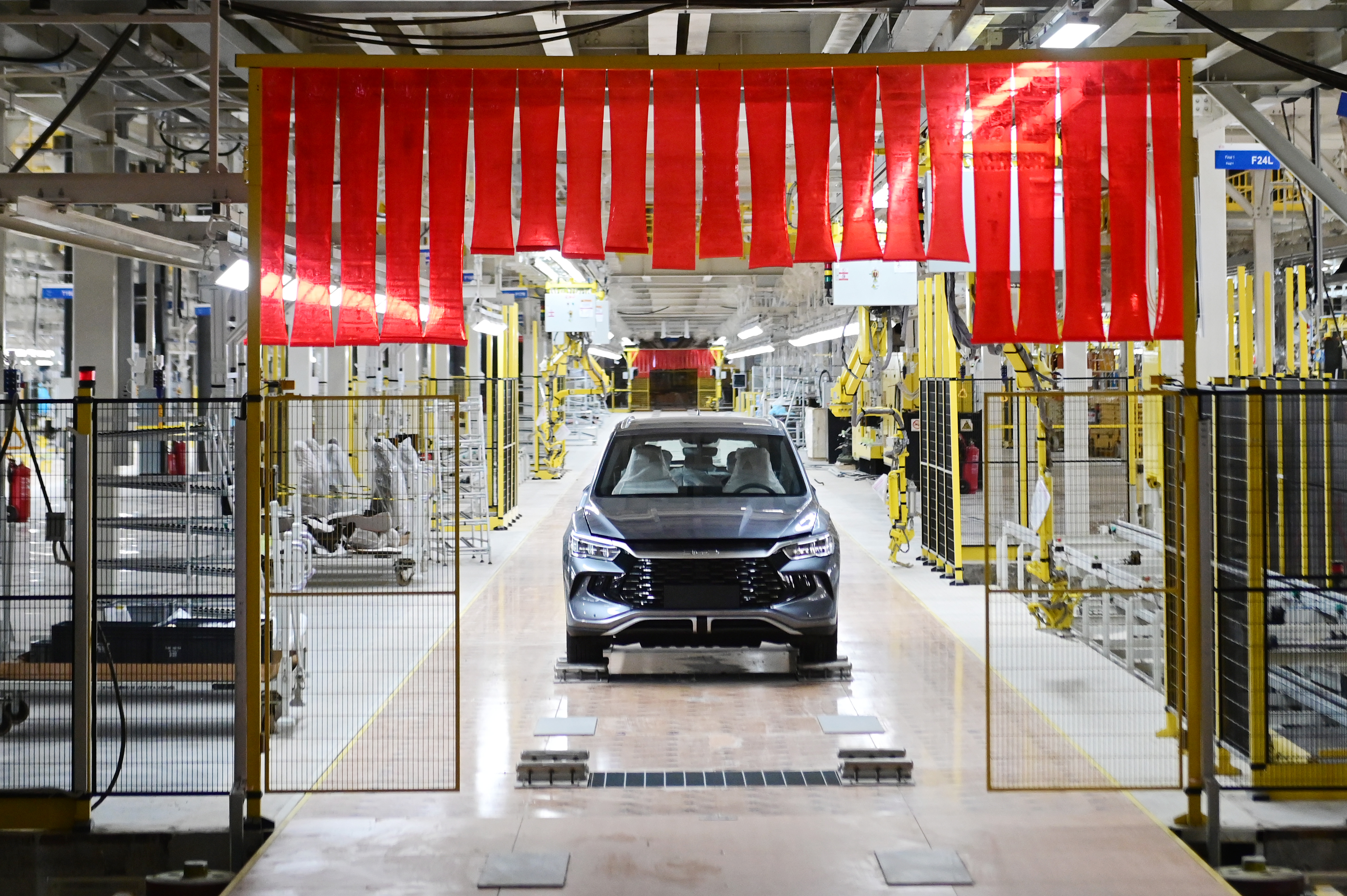 Base de producción de la fabricante chino de vehículos BYD en Bahía, Brasil