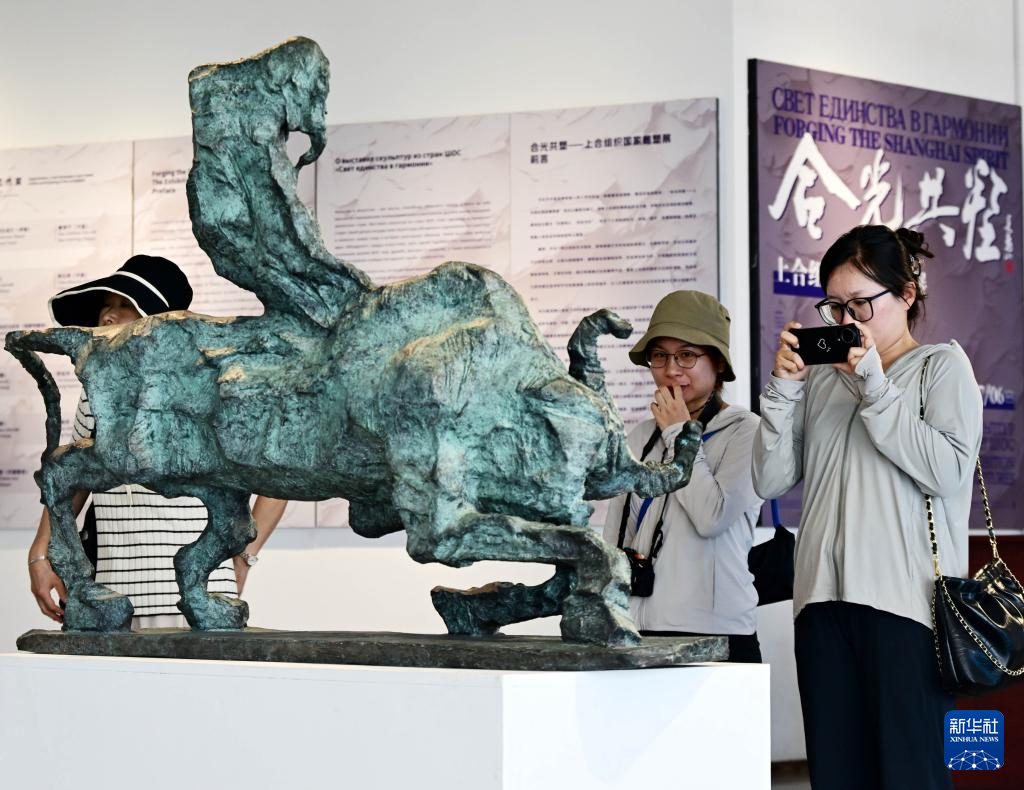 “合光共塑”——上合组织国家雕塑展在青岛举行