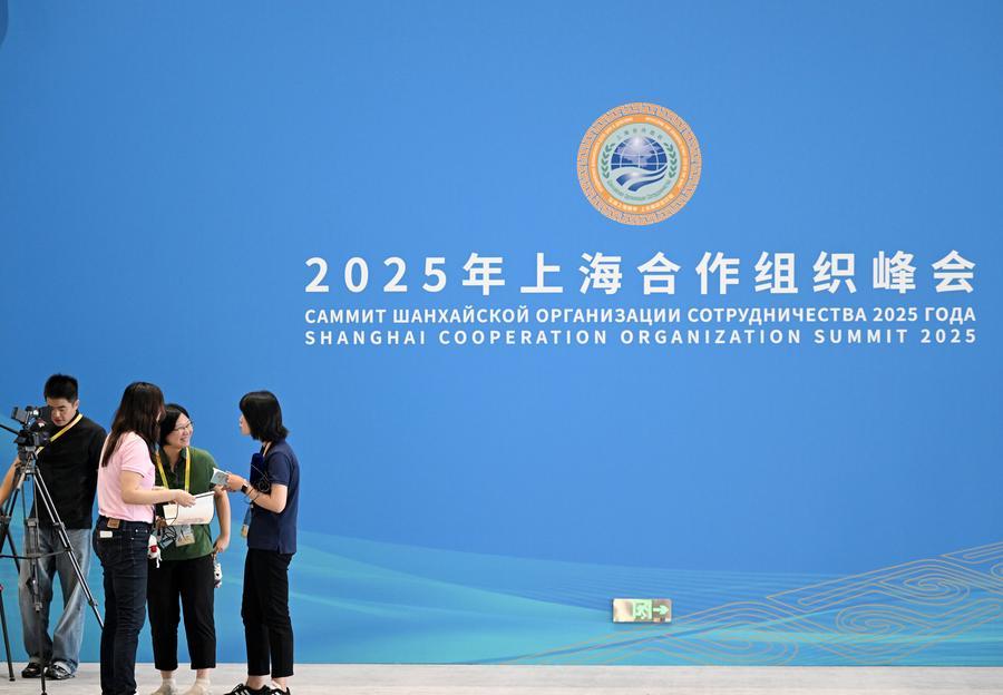 Chine : ouverture du centre de presse du sommet de l'OCS