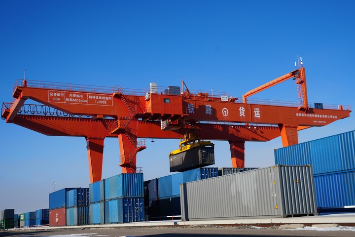 Грузооборот через железнодорожный КПП Маньчжоули с начала 2025 года превысил 20 млн тонн