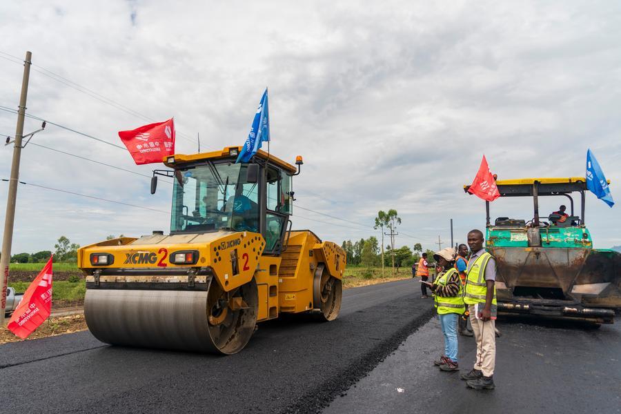 La "Route du sucre" construite par une entreprise chinoise à Kisumu, au Kenya
