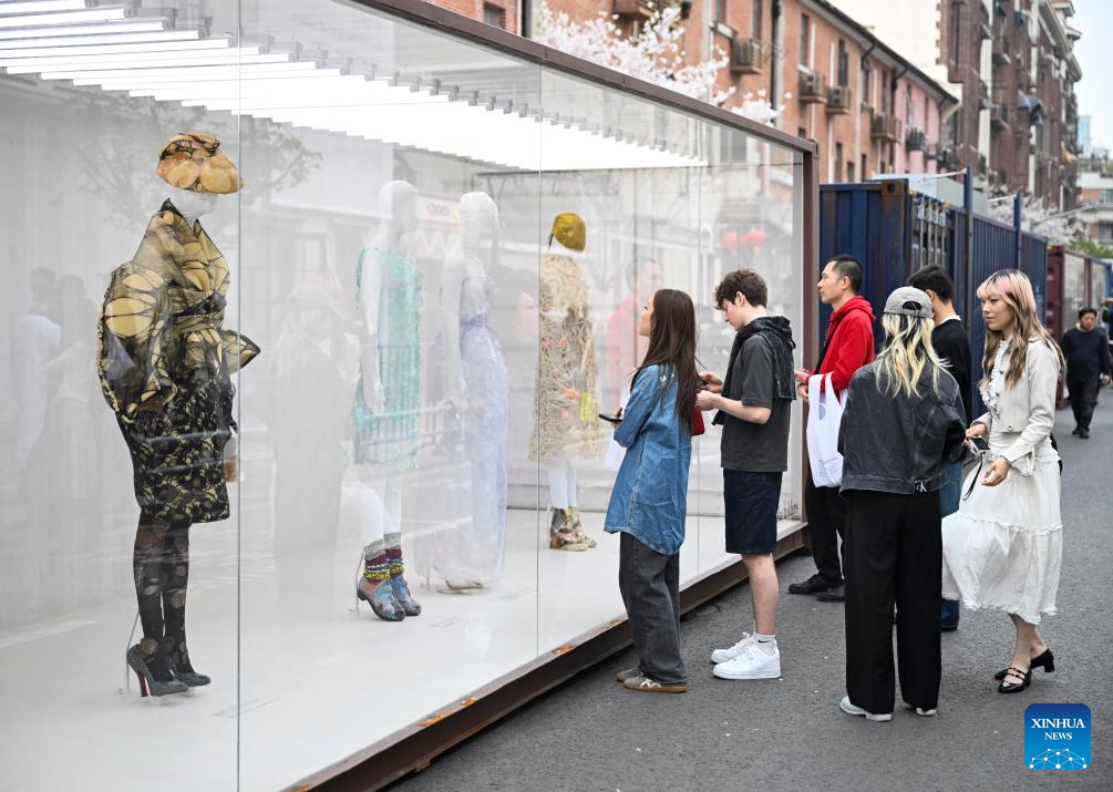 Exhibition of Maison Margiela held during Shanghai Fashion Week