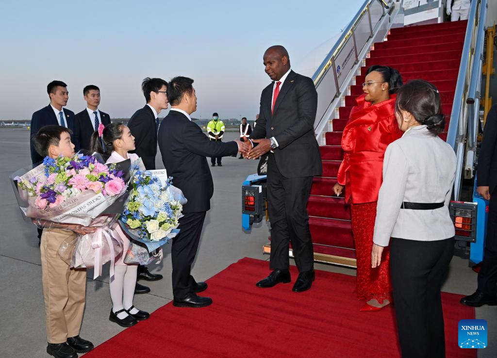 Mozambican president arrives in Beijing during state visit to China