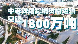 中老铁路跨境货物运输突破1800万吨