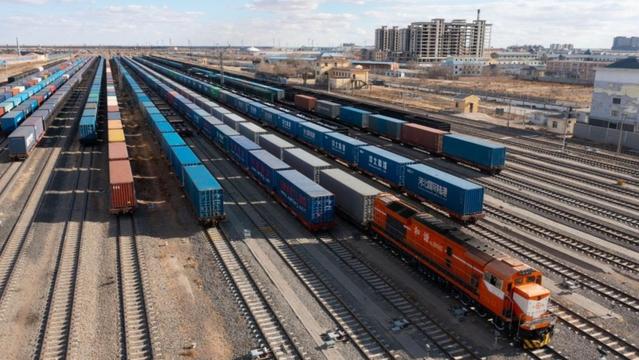 中欧班列中通道一季度通行中欧班列超1100列