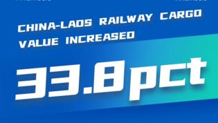 ChinaInNumbers | China-Laos Railway cargo value surges 33.8 pct in H1