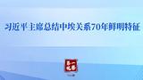 第一观察｜习近平主席总结中埃关系70年鲜明特征